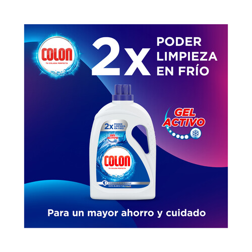 COLON Detergente gel activo 51 lav. 2,295 l.