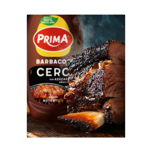 PRIMA Salsa Barbacoa Cero 510 gr.