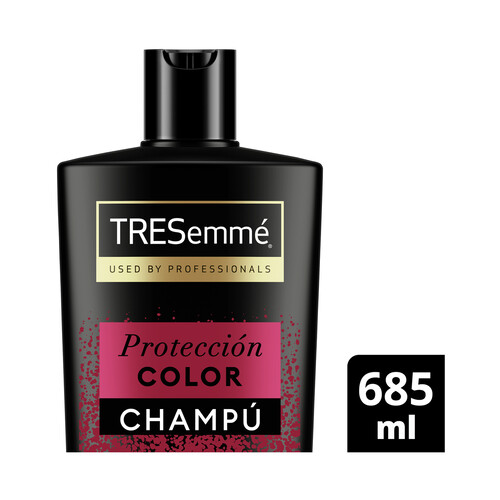 TRESEMMÉ Protección color Champú con esencia de hibisco y filtro UV, para cabellos teñidos o con mechas 685 ml.