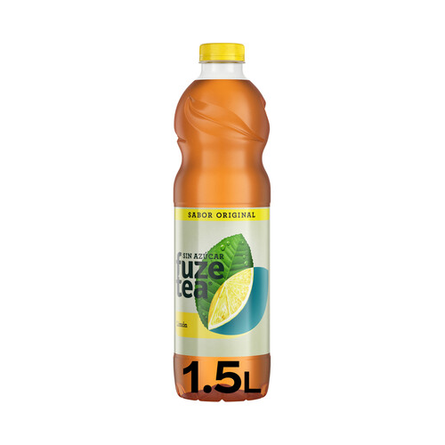 FUZE TEA Bebida te limón sin azúcar  original pet 1,5l 