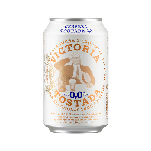 VICTORIA Cerveza 0,0 tostada 33 cl.