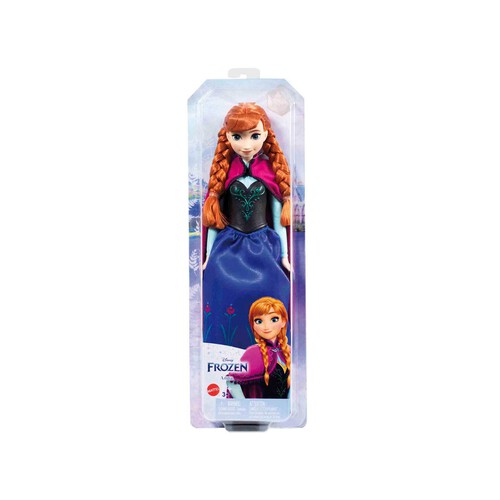 DISNEY Frozen Elsa Muñeca con look reina de hielo, juguete +3 años (MATTEL HLW47)