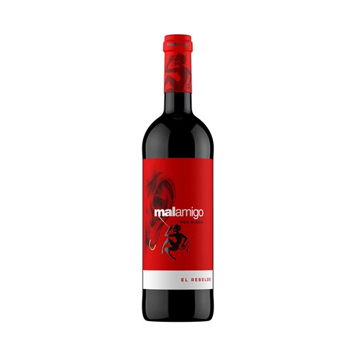 MALAMIGO El rebelde Vino tinto blend sin D.O botella 75 cl.