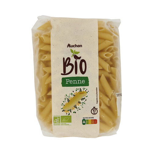 PRODUCTO ALCAMPO Macarrones (Penne) de calidad superior procedentes de agricultura ecológica 500 g.