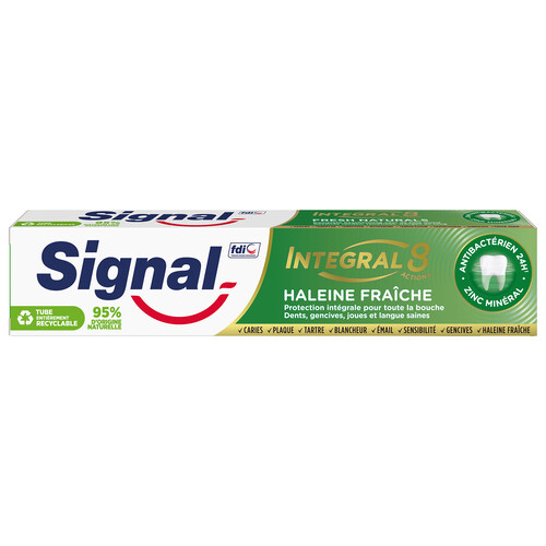 SIGNAL Pasta de dientes para un cuidado bucal integral y un aliento fresco SIGNAL Integral 8 75 ml.