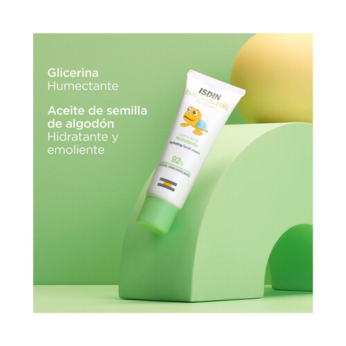 ISDIN Baby naturals Crema facial hidratante de uso diario para bebés 50 ml.