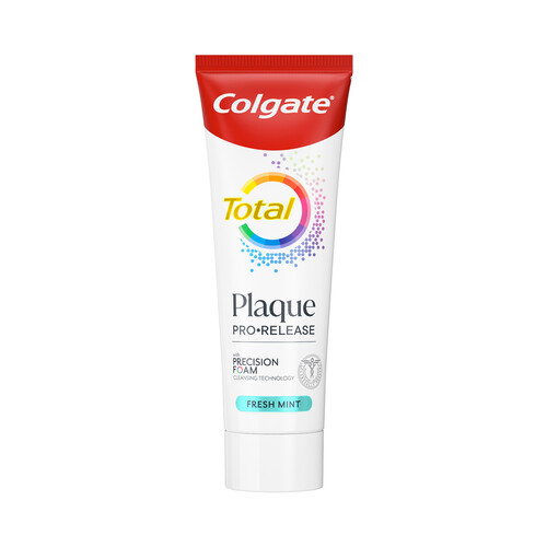 COLGATE Total expert Pasta de dientes de uso diario con espuma de precisión y acción anti-placa 75 ml.