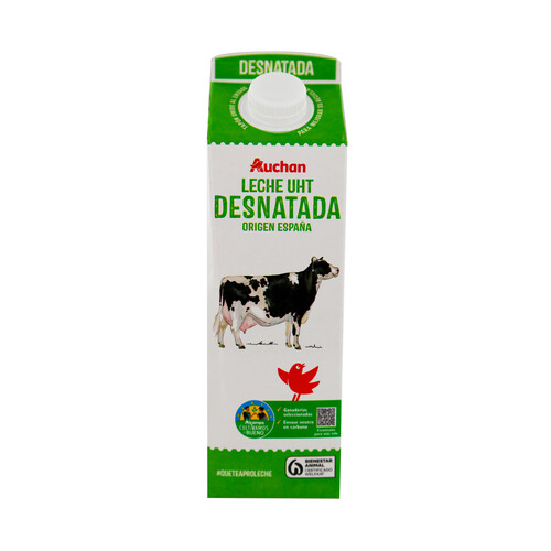 ALCAMPO CULTIVAMOS LO BUENO Leche de vaca desnatada, de origen española 1 l.