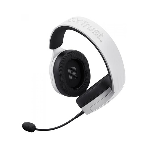 Auriculares gaming TRUST GXT489W FAYZO, color blanco.