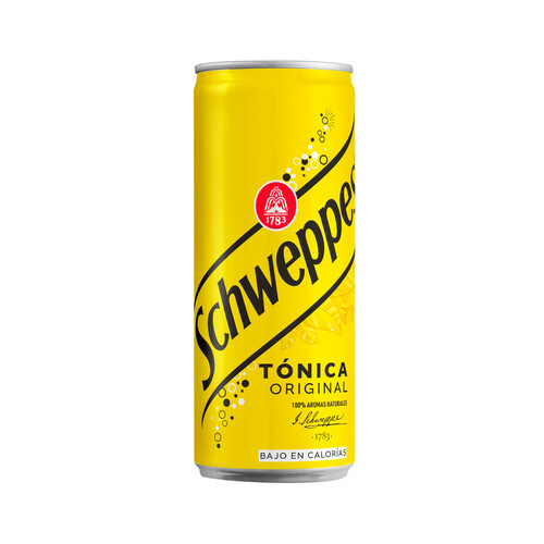 SCHWEPPES Tónica clásica lata de 33 c.