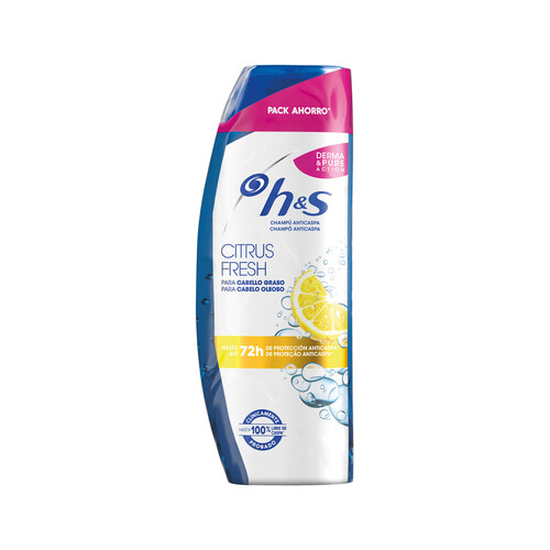 H&S Champú anticaspa Citrus H&S 2x400 ml.