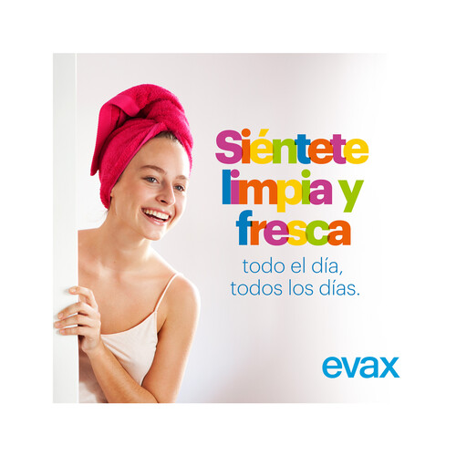 EVAX Protegeslips normal, perfumados, plegados y en bolsitas individuales EVAX Fresh 28 uds.