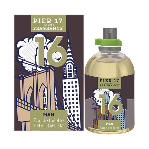 PIER 17 16 Eau de toilette para hombre con vaporizador en spray 100 ml.