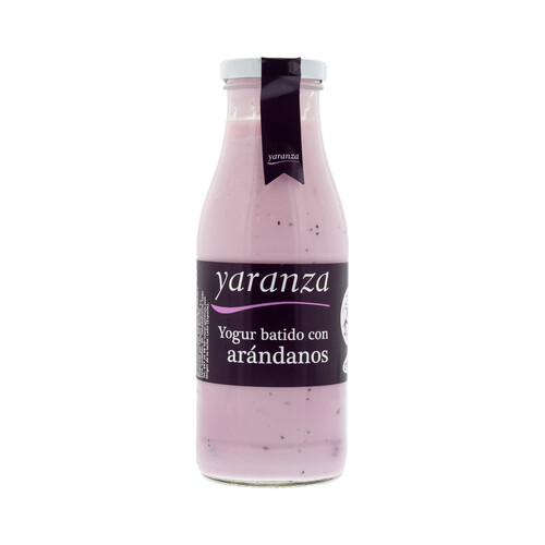 YARANZA Yogur batido para beber, con arándanos  500 g.