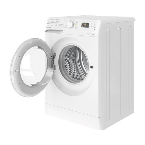 Lavadora INDESIT MTWA 71252 W SPT 7KG, Clasificación energética: E, 1200RPM, H: 85cm, A: 59,5cm F: 54cm.