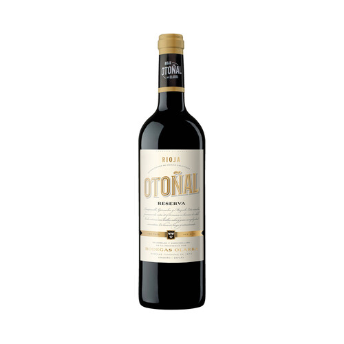 OTOÑAL  Vino tinto reserva con D.O. Ca. Rioja botella 75 cl.