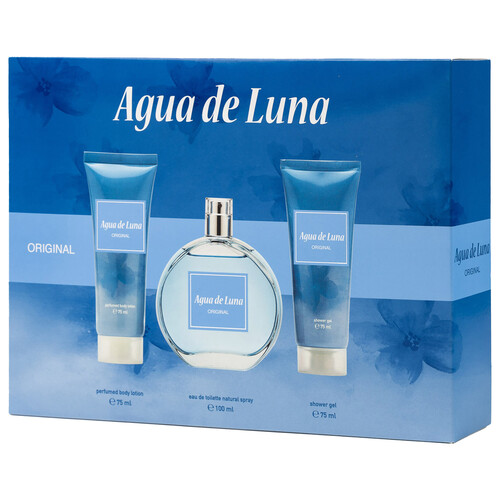 AGUA DE LUNA Original Estuche de colonia para mujer.