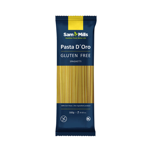 Pasta Espaguetis, pasta sin gluten SAM MILLS, 500 g.