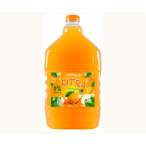 CITRA Refresco vitaminado de naranja 3 L.