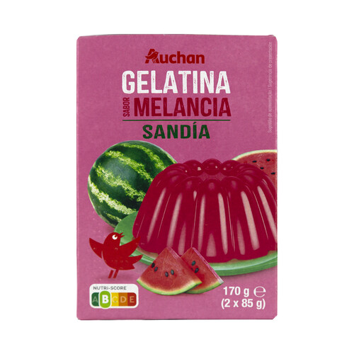PRODUCTO ALCAMPO Gelatina en polvo con sabor a sandia 170 g.