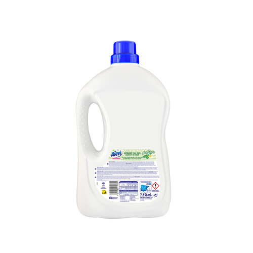 ASEVI Detergente líquido para ropa blanca y de color con aloe vera 42 lav. 2,856 l.