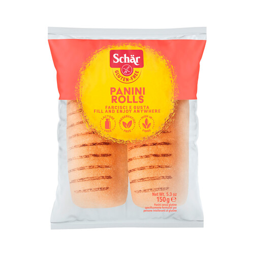 SCHAR Panini roll s/gluten 150 g.