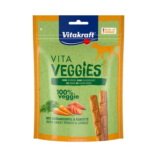 VITAKRAFT Snacks para perros de batata y zanahoria Vitaveggies VITAKRAFT 80 gr.