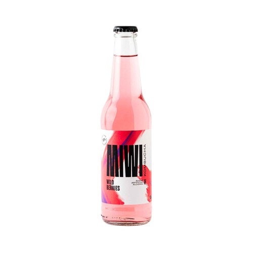 MIWI Kombucha sabor wild berries 330 ml.