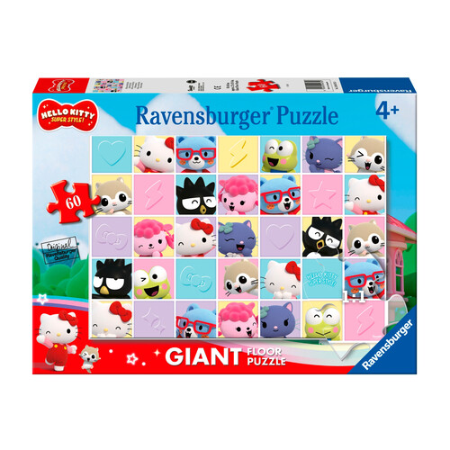 Puzzle gigante de HELLO KITTY 60 piezas, +4 años.