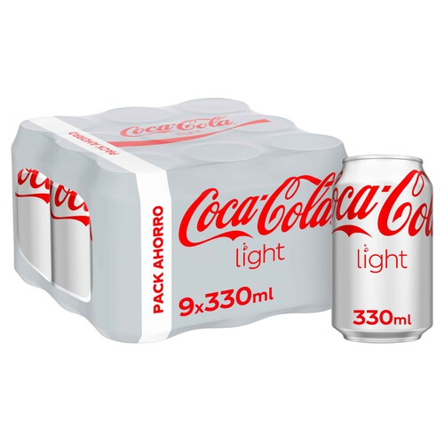 COCA COLA Light Pack 9 uds. x 330 cl.