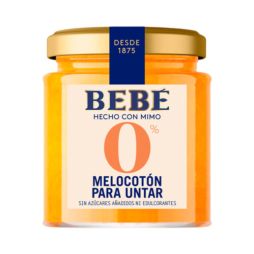 BEBE Untable 0% melocotón 230 g.