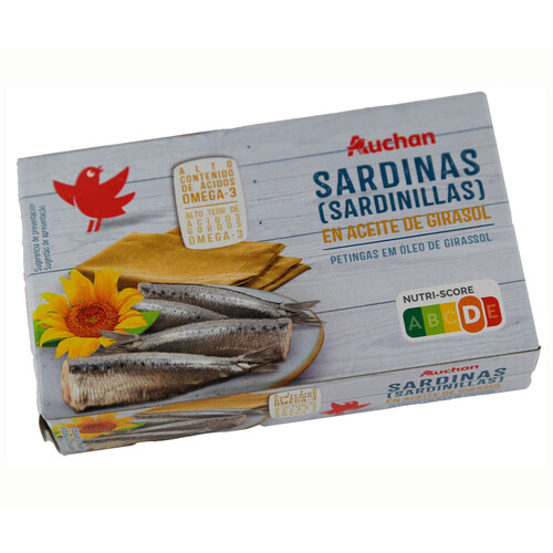 PRODUCTO ALCAMPO Sardinillas en aceite de girasol lata 65 g.