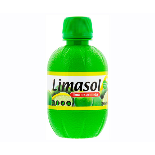 LIMASOL Zumo de lima exprimido 280 ml.