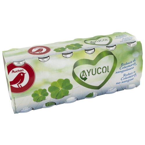 AUCHAN Ayucol natural, para ayudar a controlar el colesterol 12x100 g Producto Alcampo.