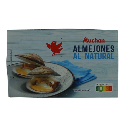 PRODUCTO ALCAMPO Almejones (tamaño medio) al natural 63 g.