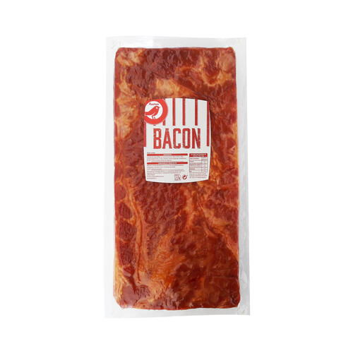 AUCHAN Bacon ahumado natural Producto Alcampo - Loncha normal 2 a 3 mm