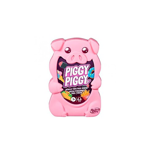 Juego de cartas Piggy Piggy, de 2-6 jugadores, +7 años, HASBRO.