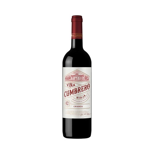 VIÑA CUMBRERO  Vino tinto crianza con D.O. Ca Rioja botella 75 cl.