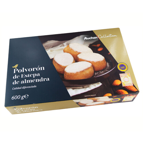 ALCAMPO GOURMET Polvorones de IGP Estepa de almendra 600 g.