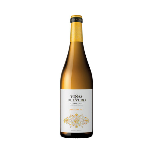 VIÑAS DEL VERO  Vino blanco Chardonnay con D.O. Somontano botella 75 cl.