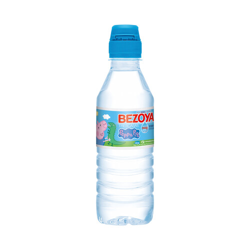 BEZOYA Agua mineral, tapón sport botella de 33 cl.