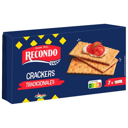 RECONDO Crackers naturales 250 g.