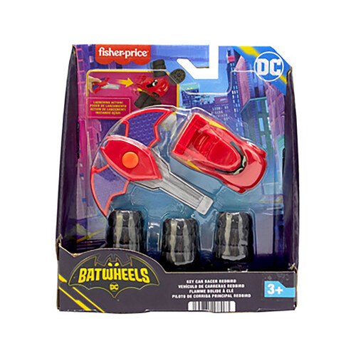 FISHER PRICE DC Batwheels: Coche con Llave, modelos surtidos.