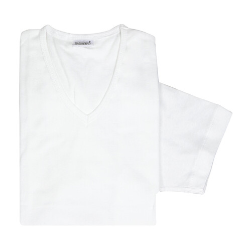 Camiseta interior termal de maga larga para hombre ABANDERADO 209, color blanco, talla 56 (XL).