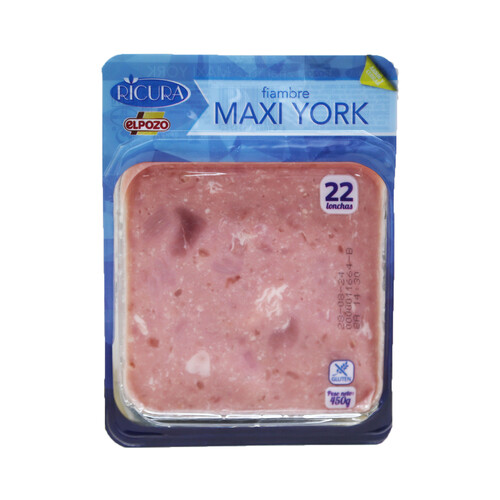 RICURA Lonchas de maxi york 450 g.