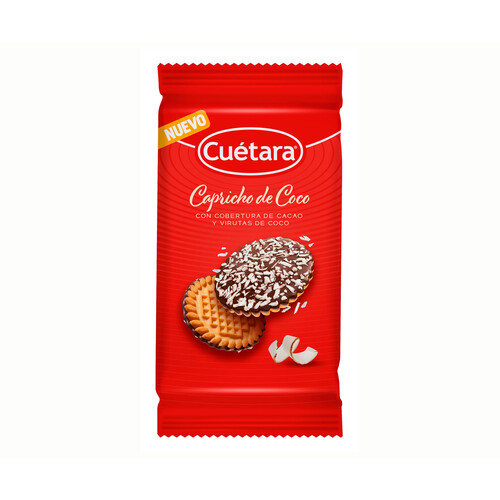 CUETARA Galleta capricho de coco 160 gr.