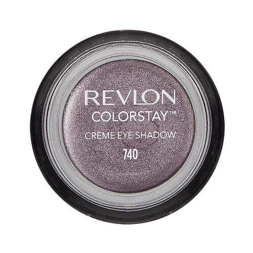 REVLON  Colorstay creme eye  tono 740 Black currant Sombra de ojos de textura cremosa y waterproof.