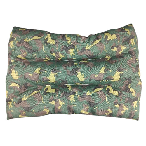 ZOOMASCOTAS Colchoneta perro rectangular, Camuflaje verde Talla M. 