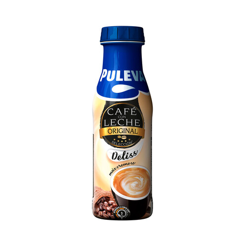 PULEVA Bebida láctea de café cremoso con leche Deliss 220 ml.