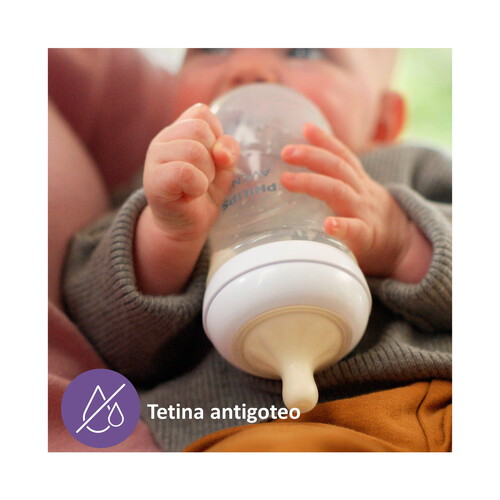 AVENT Natural response teat de Philips Tetinas de flujo ultra rápido (5) para bebés de más de 6 meses 2 uds.